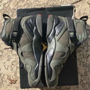 6 youth Air Jordan 8 Retro Sequoia. Slightly used pair. Great condition!!